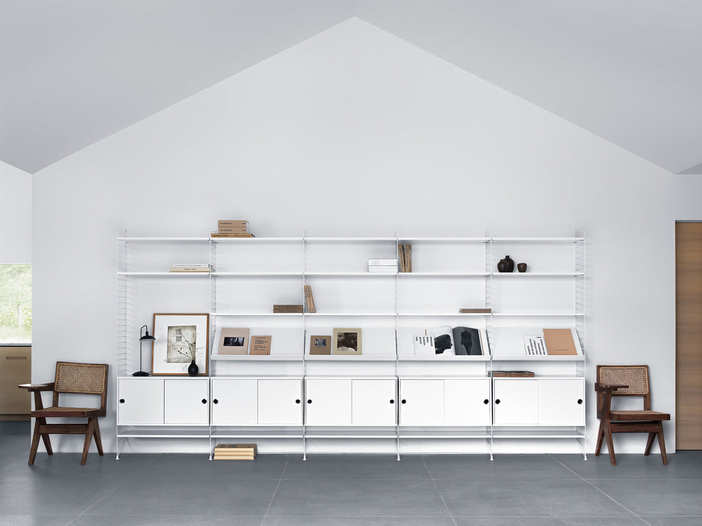 Ensemble de salon G - String Furniture-Blanc-The Woods Gallery