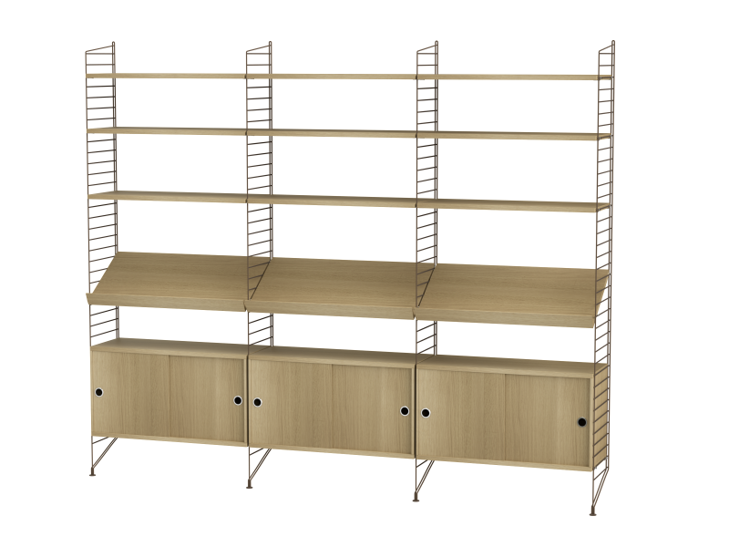 Ensemble de salon G - String Furniture-Blanc-The Woods Gallery