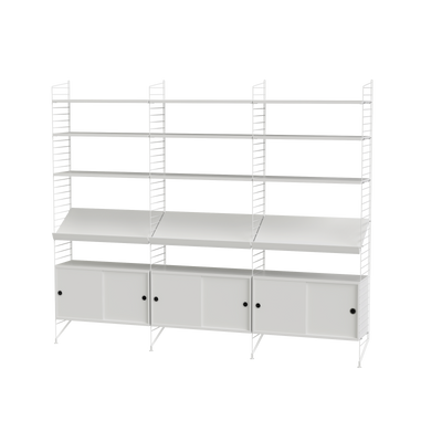 Ensemble de salon G - String Furniture-Blanc-The Woods Gallery