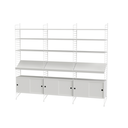 Ensemble de salon G - String Furniture-Blanc-The Woods Gallery