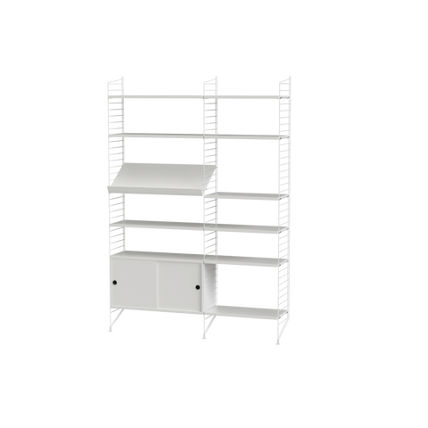 Ensemble de salon H - String Furniture-Blanc-The Woods Gallery