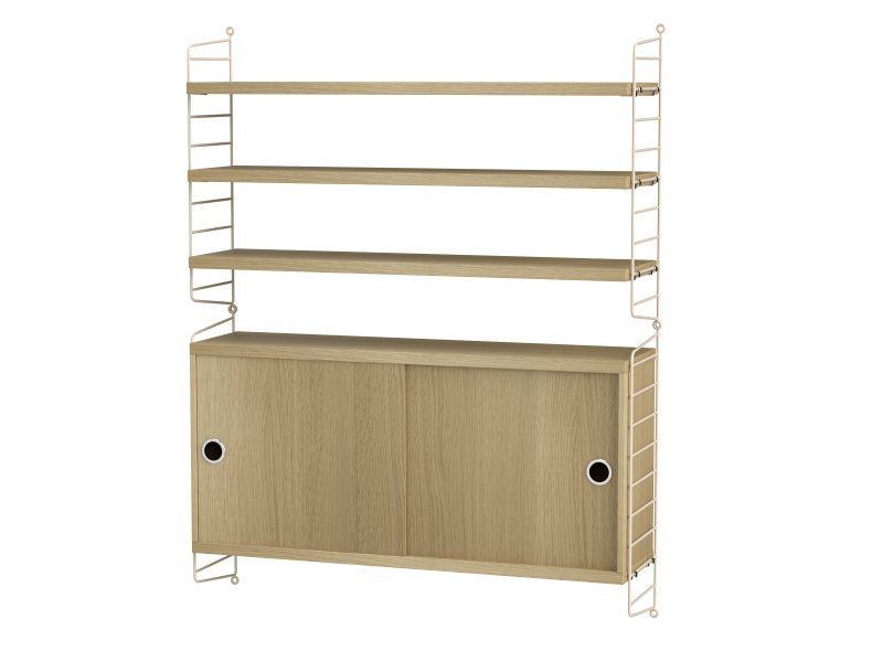 Ensemble de salon I - String Furniture-Blanc-The Woods Gallery