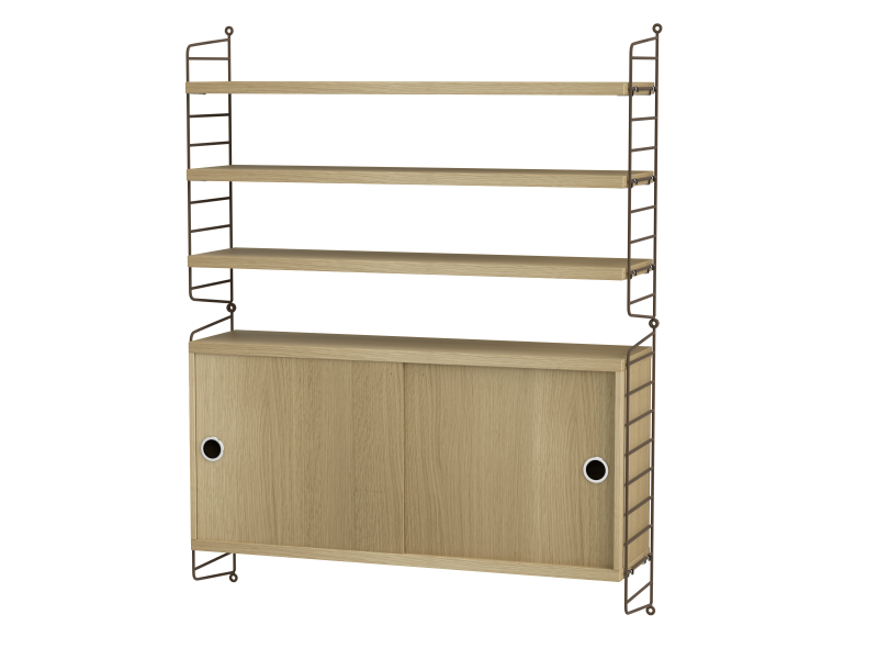 Ensemble de salon I - String Furniture-Blanc-The Woods Gallery