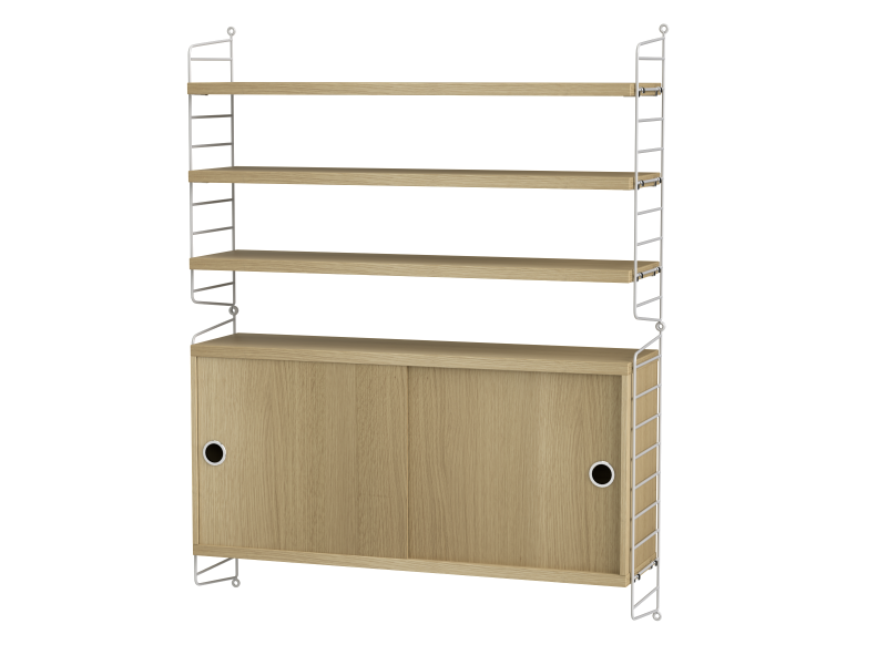 Ensemble de salon I - String Furniture-Blanc-The Woods Gallery