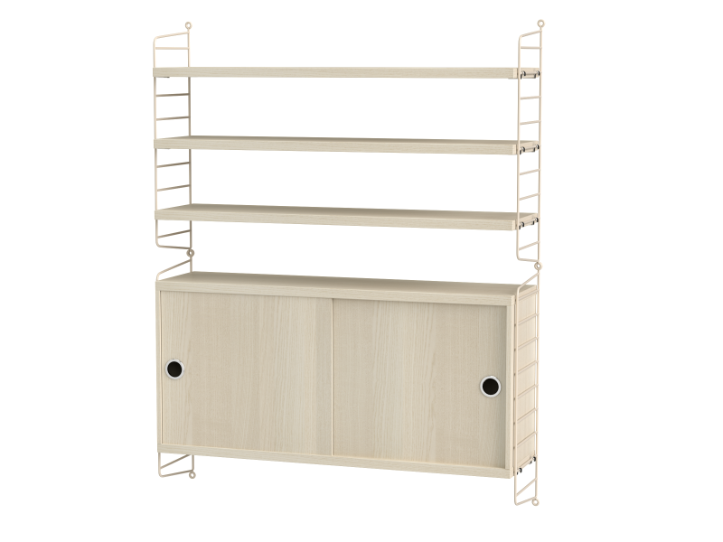 Ensemble de salon I - String Furniture-Blanc-The Woods Gallery