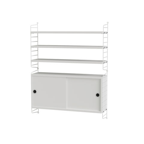 Ensemble de salon I - String Furniture-Blanc-The Woods Gallery