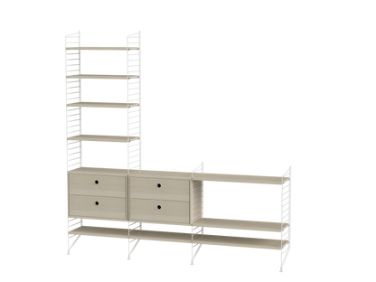 Ensemble de salon J - String Furniture-Blanc-The Woods Gallery
