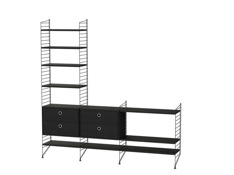 Ensemble de salon J - String Furniture-Blanc-The Woods Gallery