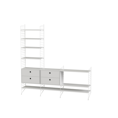 Ensemble de salon J - String Furniture-Blanc-The Woods Gallery