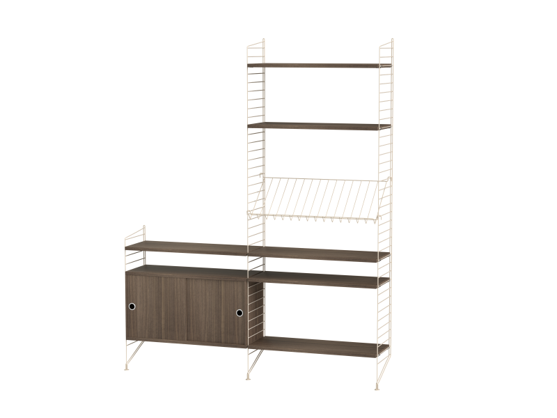 Ensemble de salon K - String Furniture-Beige - Noyer-The Woods Gallery