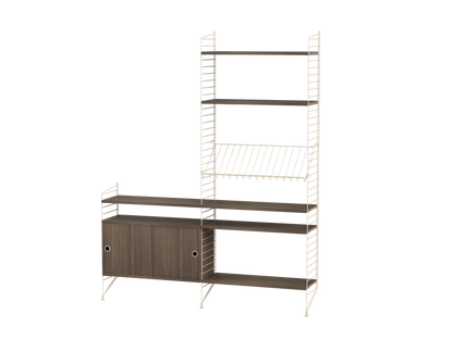 Ensemble de salon K - String Furniture-Beige - Noyer-The Woods Gallery