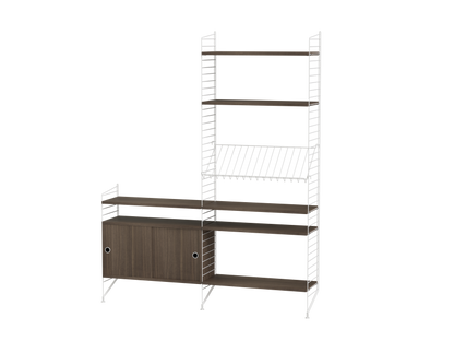 Ensemble de salon K - String Furniture-Blanc - Noyer-The Woods Gallery
