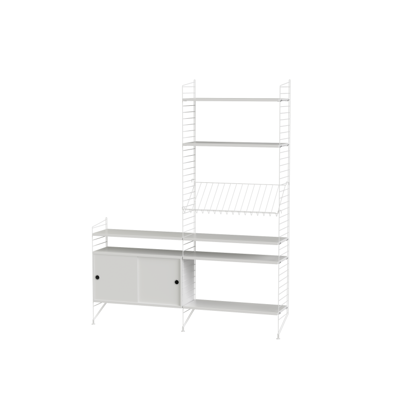 Ensemble de salon K - String Furniture-Blanc-The Woods Gallery