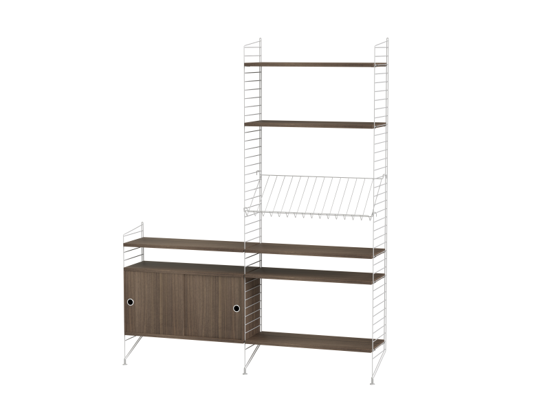 Ensemble de salon K - String Furniture-Gris - Noyer-The Woods Gallery