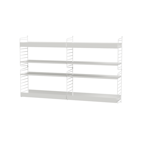 Ensemble de salon L - String Furniture-Blanc-The Woods Gallery