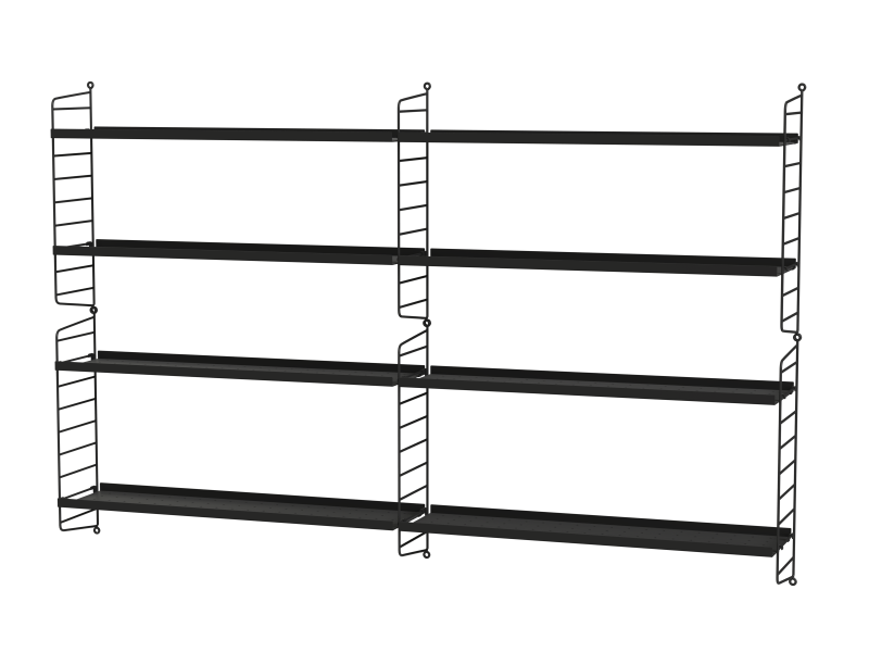 Ensemble de salon M - String Furniture-Noir-The Woods Gallery