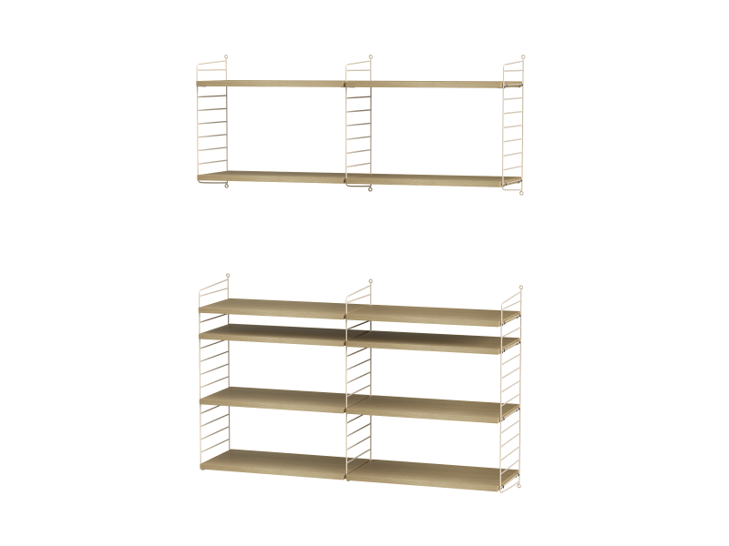 Ensemble de salon N - String Furniture-Blanc-The Woods Gallery