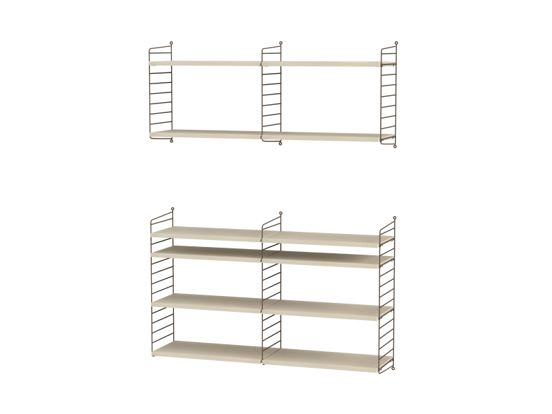 Ensemble de salon N - String Furniture-Blanc-The Woods Gallery