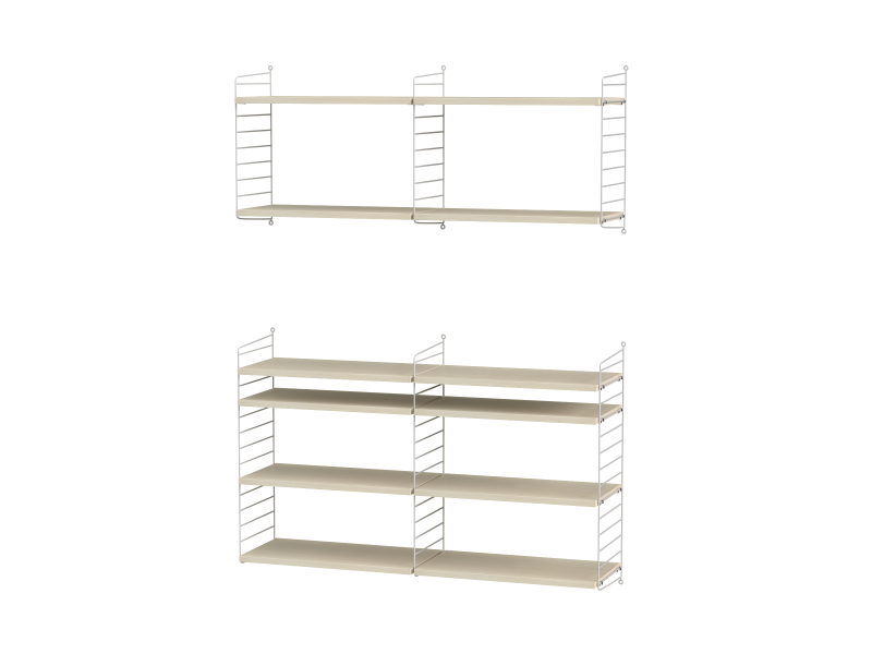 Ensemble de salon N - String Furniture-Blanc-The Woods Gallery