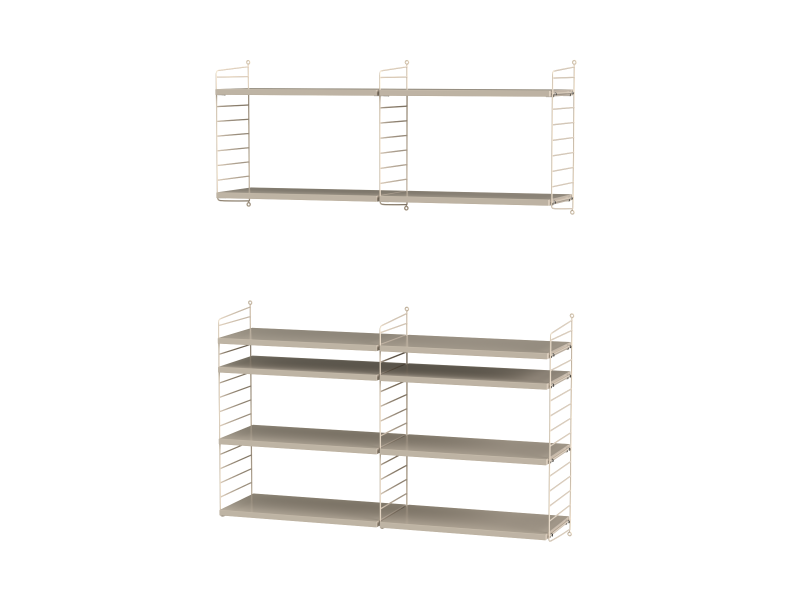 Ensemble de salon N - String Furniture-Blanc-The Woods Gallery