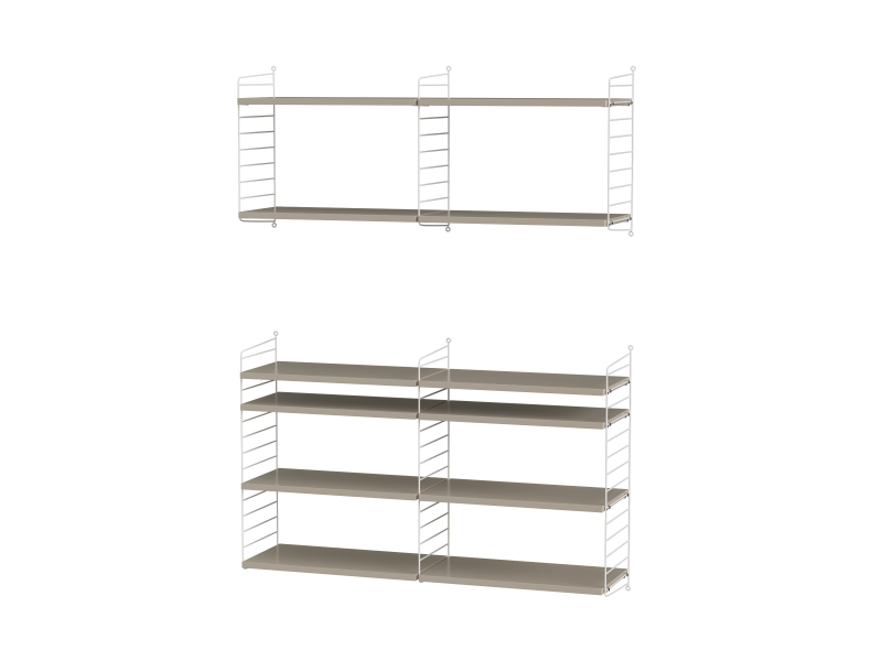 Ensemble de salon N - String Furniture-Blanc-The Woods Gallery