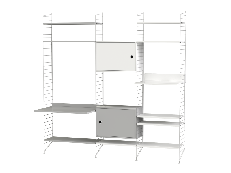 Ensemble de salon P - String Furniture-Blanc-The Woods Gallery