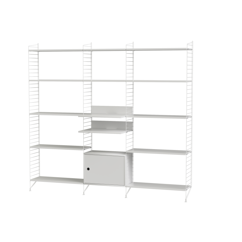 Ensemble de salon Q - String Furniture-Blanc-The Woods Gallery