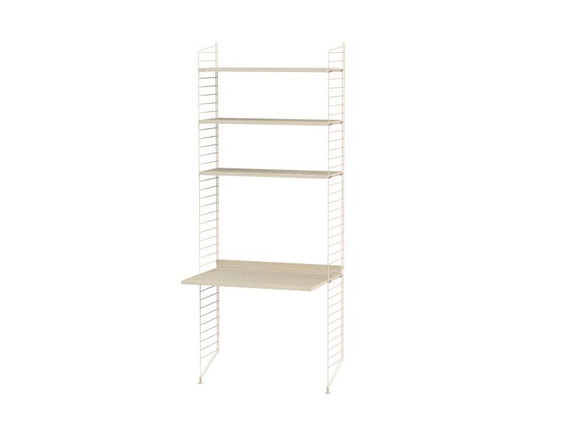 Espace de travail Workspace A - String Furniture-Frêne-Beige-The Woods Gallery