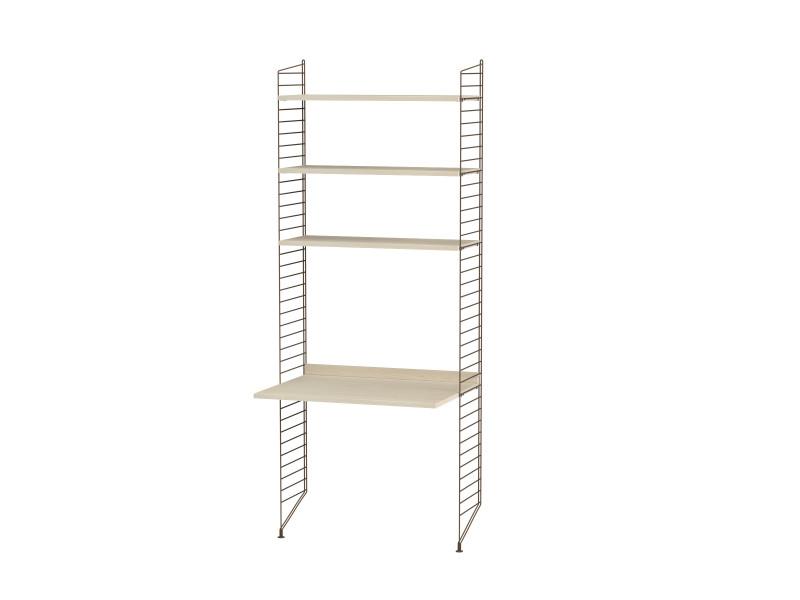 Espace de travail Workspace A - String Furniture-Frêne-Marron-The Woods Gallery