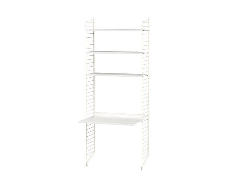 Espace de travail Workspace A - String Furniture-Blanc-Beige-The Woods Gallery