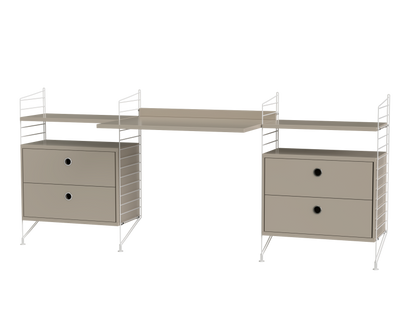 Espace de travail Workspace C - String Furniture-Beige-Beige-The Woods Gallery