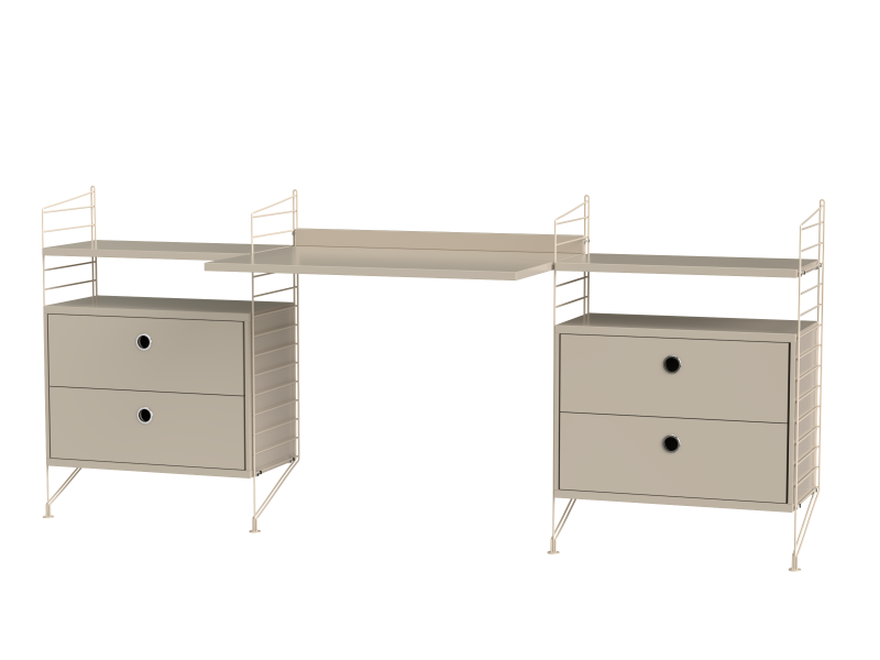 Espace de travail Workspace C - String Furniture-Beige-Beige-The Woods Gallery
