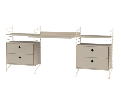 Espace de travail Workspace C - String Furniture-Beige-Beige-The Woods Gallery
