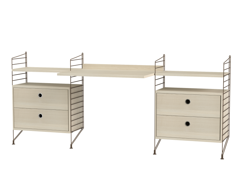 Espace de travail Workspace C - String Furniture-Beige-Beige-The Woods Gallery
