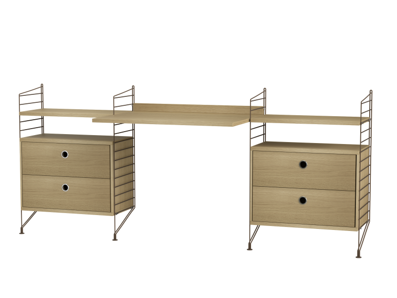 Espace de travail Workspace C - String Furniture-Beige-Beige-The Woods Gallery