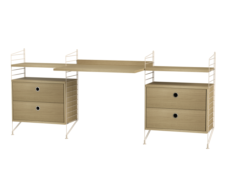 Espace de travail Workspace C - String Furniture-Beige-Beige-The Woods Gallery