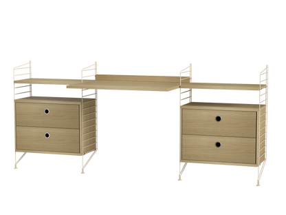 Espace de travail Workspace C - String Furniture-Beige-Beige-The Woods Gallery