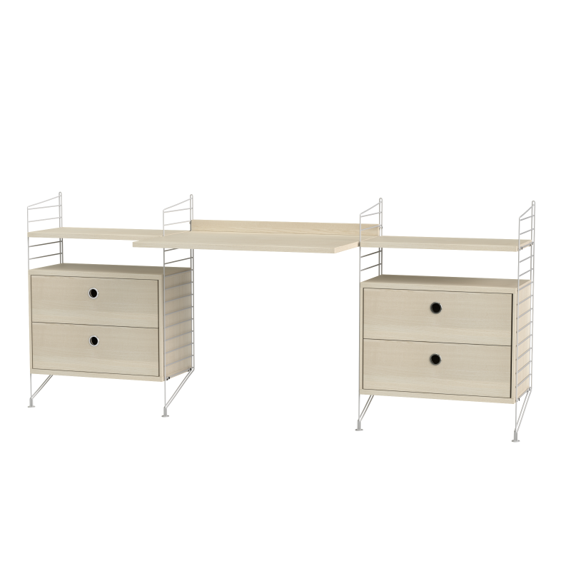 Espace de travail Workspace C - String Furniture-Beige-Beige-The Woods Gallery