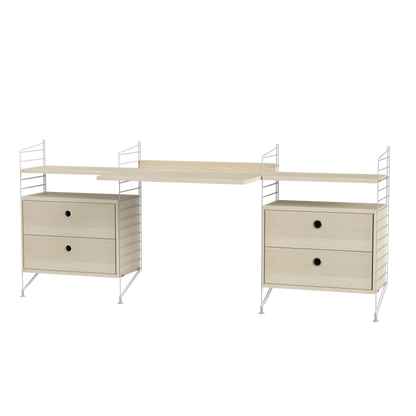 Espace de travail Workspace C - String Furniture-Beige-Beige-The Woods Gallery