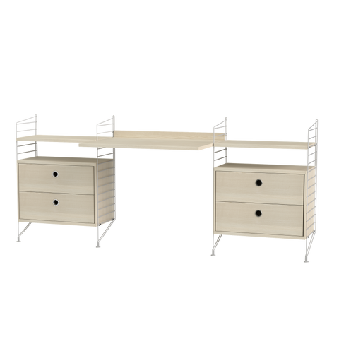 Espace de travail Workspace C - String Furniture-Beige-Beige-The Woods Gallery