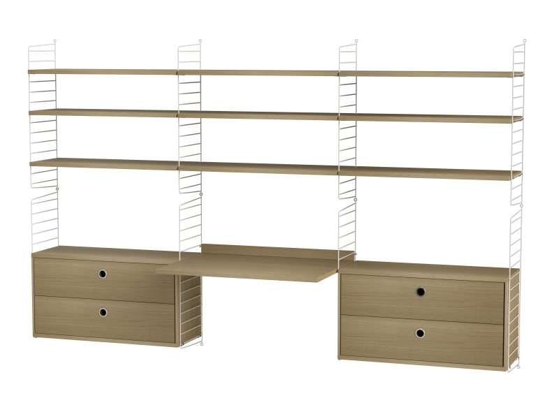 Espace de travail Workspace F - String Furniture-Beige-Beige-The Woods Gallery