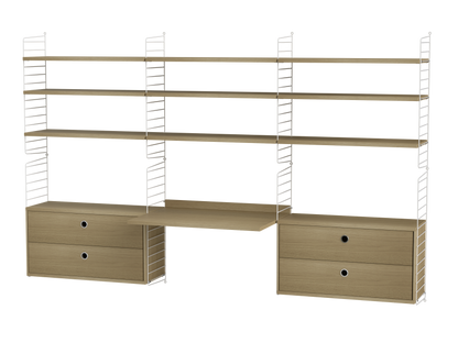 Espace de travail Workspace F - String Furniture-Beige-Beige-The Woods Gallery