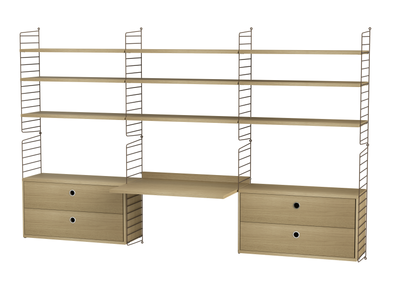 Espace de travail Workspace F - String Furniture-Beige-Beige-The Woods Gallery