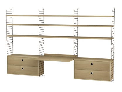 Espace de travail Workspace F - String Furniture-Beige-Beige-The Woods Gallery