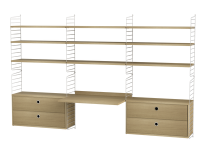 Espace de travail Workspace F - String Furniture-Beige-Beige-The Woods Gallery
