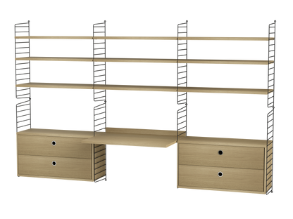 Espace de travail Workspace F - String Furniture-Beige-Beige-The Woods Gallery