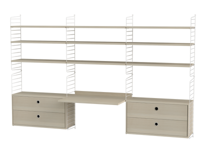 Espace de travail Workspace F - String Furniture-Beige-Beige-The Woods Gallery