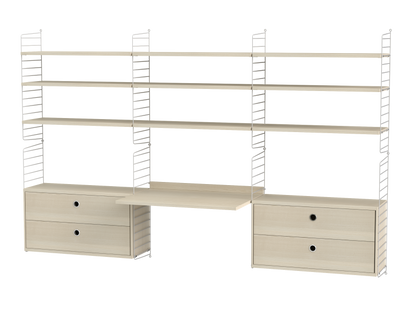 Espace de travail Workspace F - String Furniture-Beige-Beige-The Woods Gallery