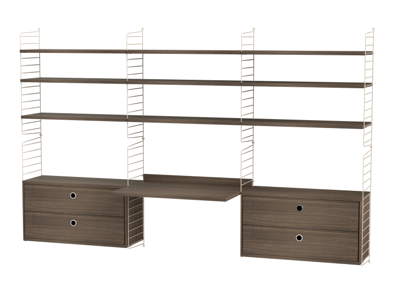 Espace de travail Workspace F - String Furniture-Beige-Beige-The Woods Gallery