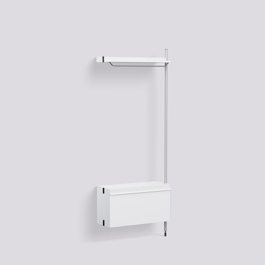 Étagère Modulable Pier System 1000 - Add-On - Hay-Blanc - Aluminium-The Woods Gallery